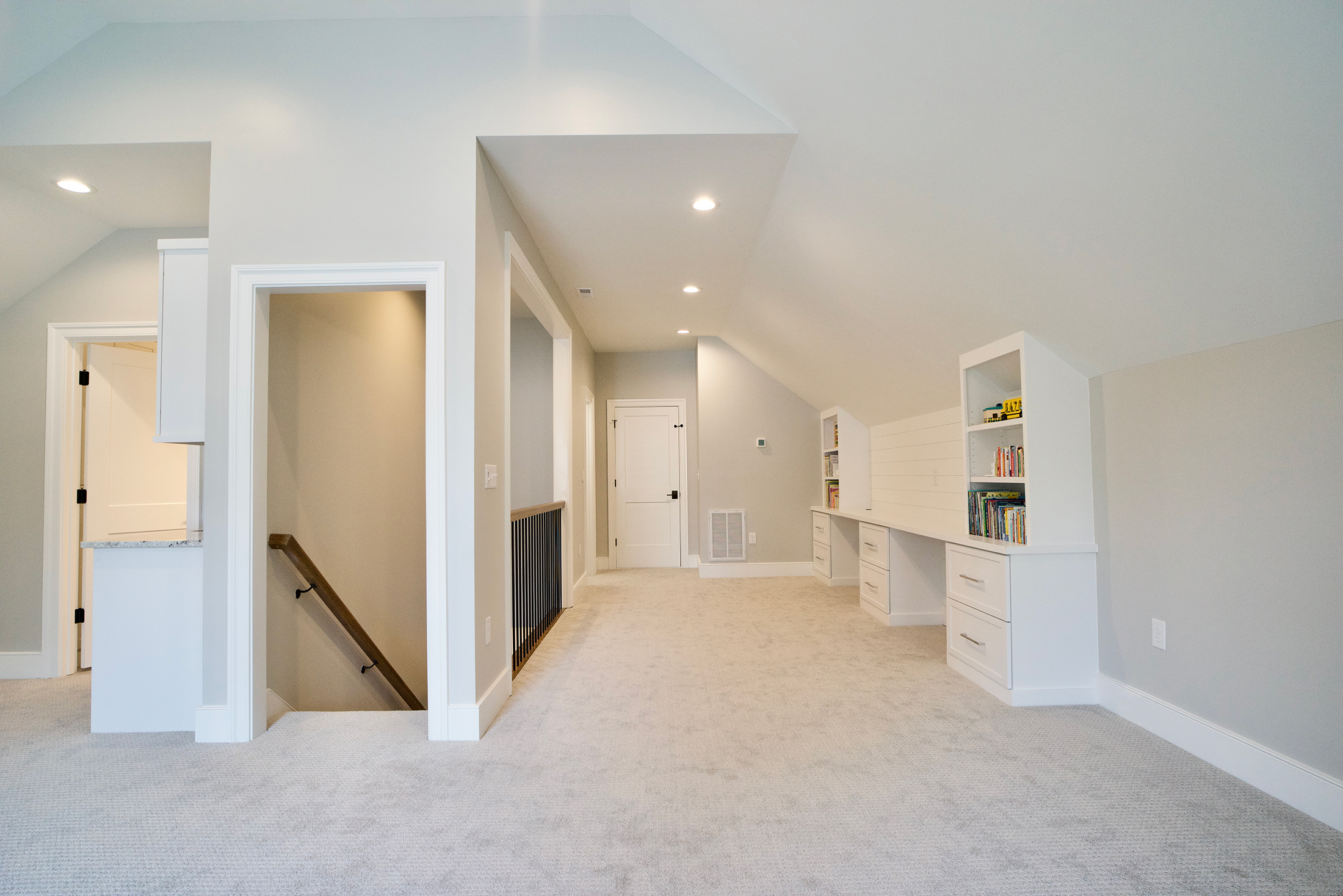 Gorgeous attic finish